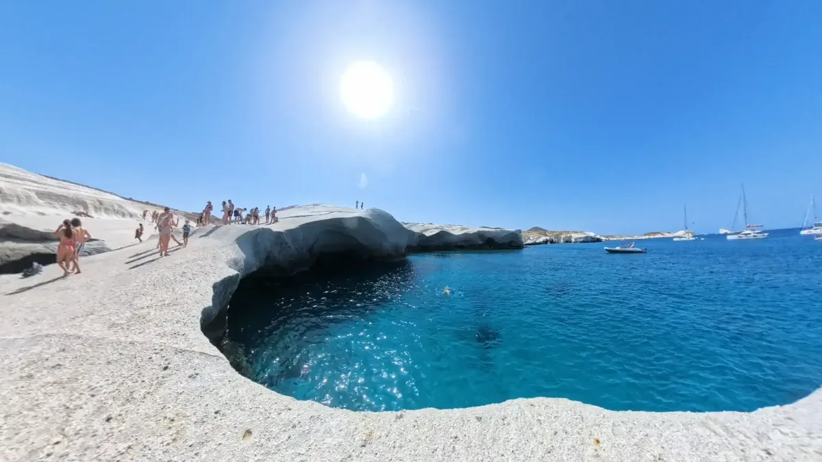 9. Tired of Santorini? Go to Milos, Greece