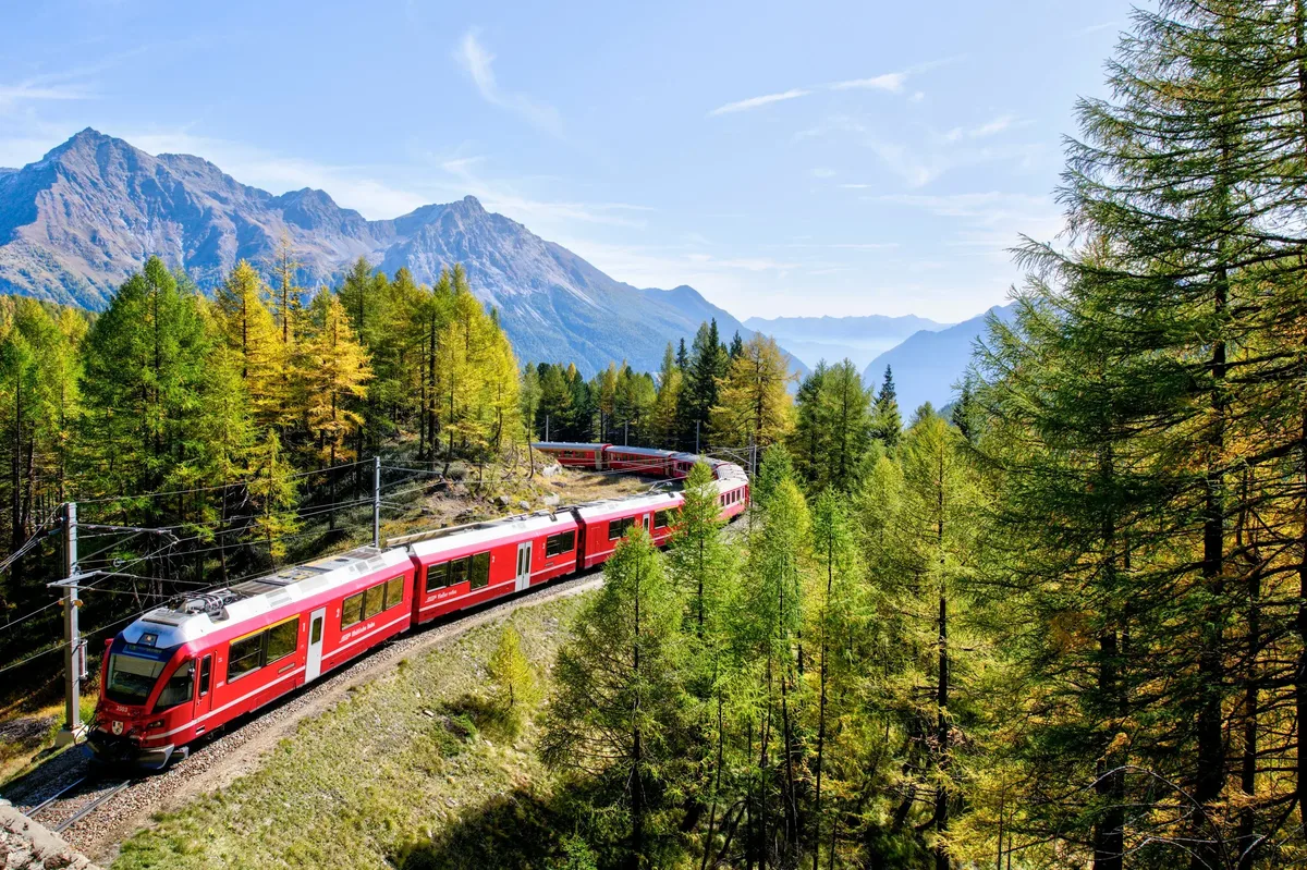 7. Board The Iconic Swiss Train