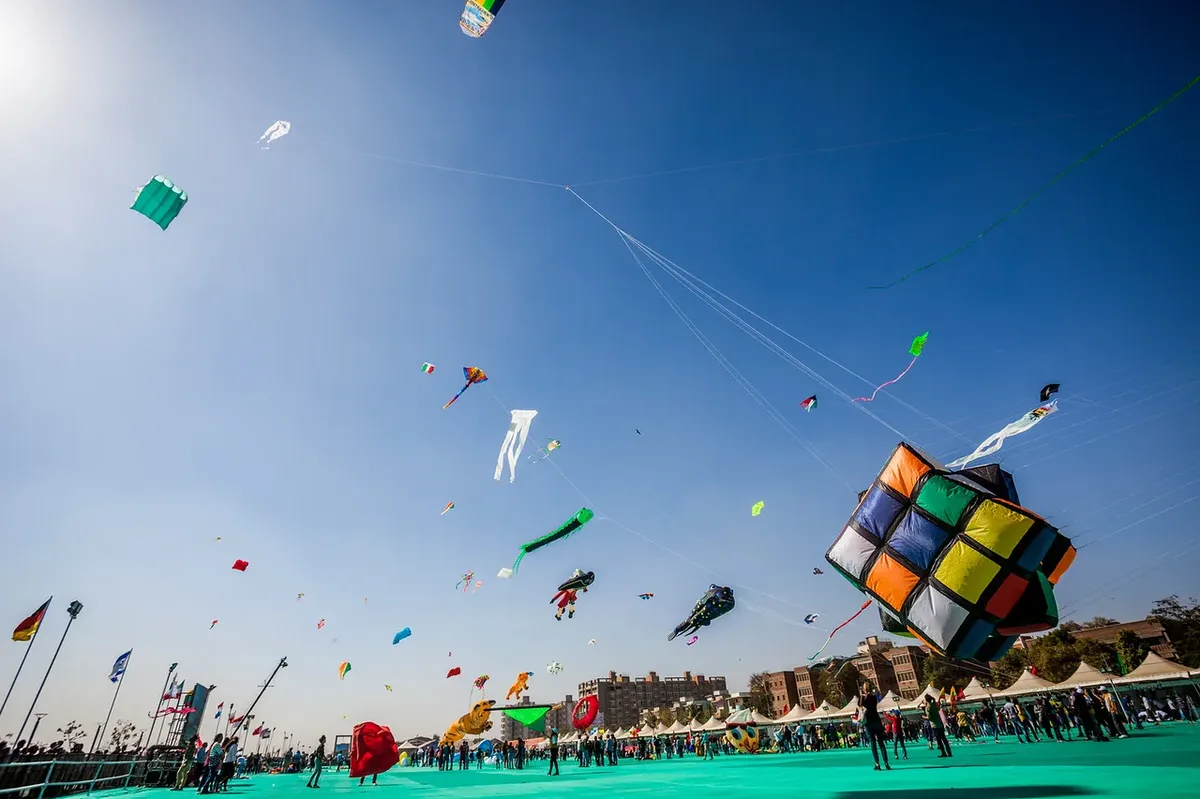Uttarayan in Gujarat (International Kite Festival)